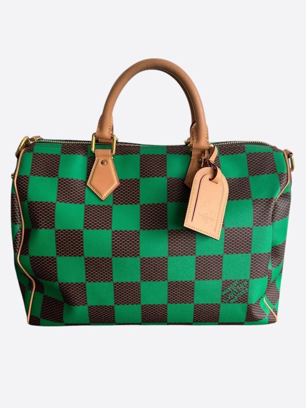 Louis Vuitton Brown & Green Damier Pop Speedy 40